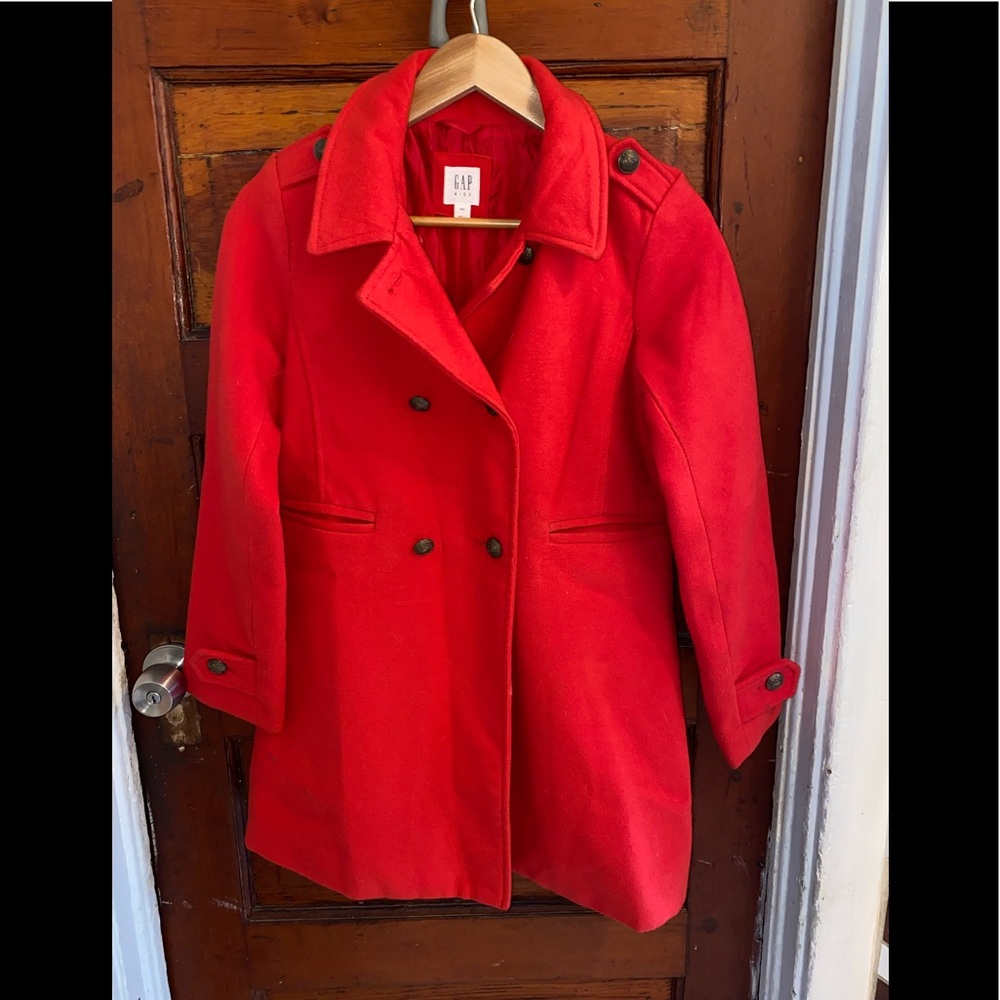 GAP Girls Junior Red  Coat Size XXL